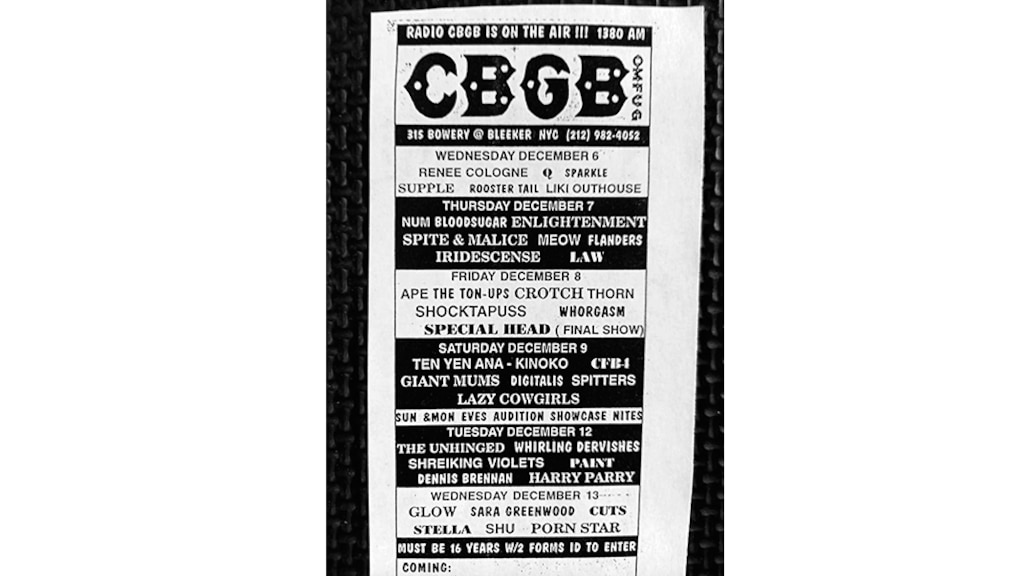 Mi ritual en el CBGB