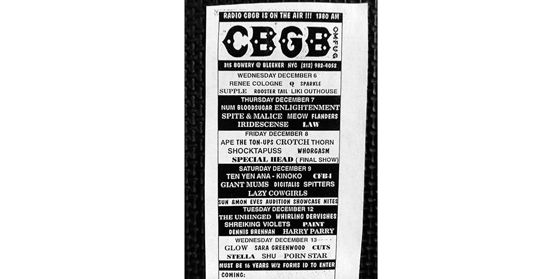 Mi ritual en el CBGB
