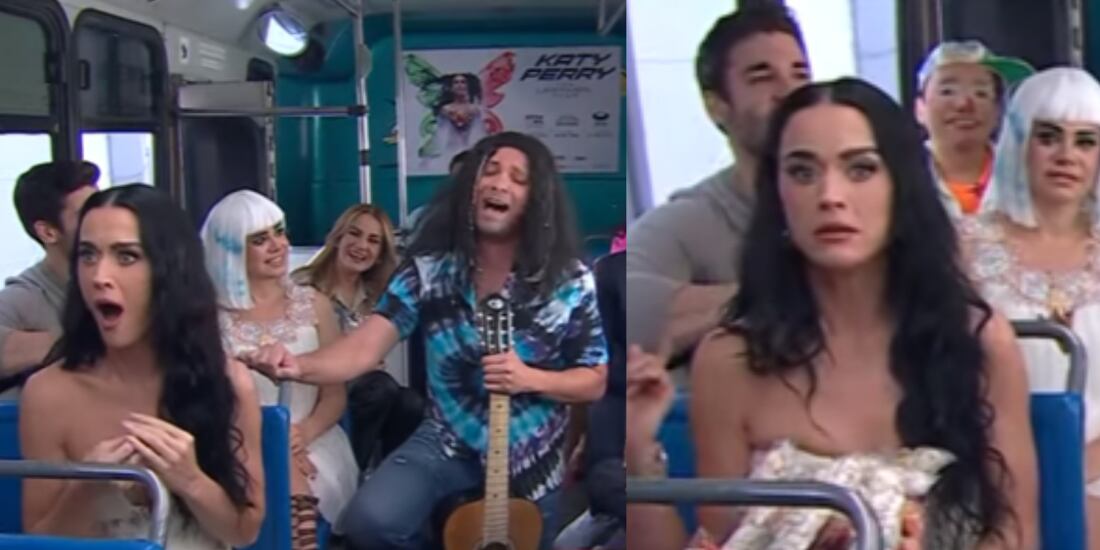 Katy Perry se sube a microbús en CDMX; así fue el surreal momento | VIDEO - La Razón de México
