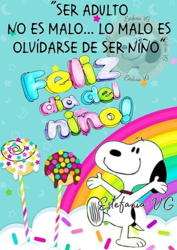 Imágenes con frases del Día del Niño para enviar a adultos