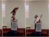 Cruz cae sobre sacerdote en Colombia, el 28 de abril de 2026.
