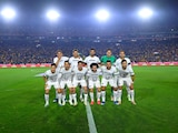 Jugadores de los Pumas antes de un partido en la Liga MX