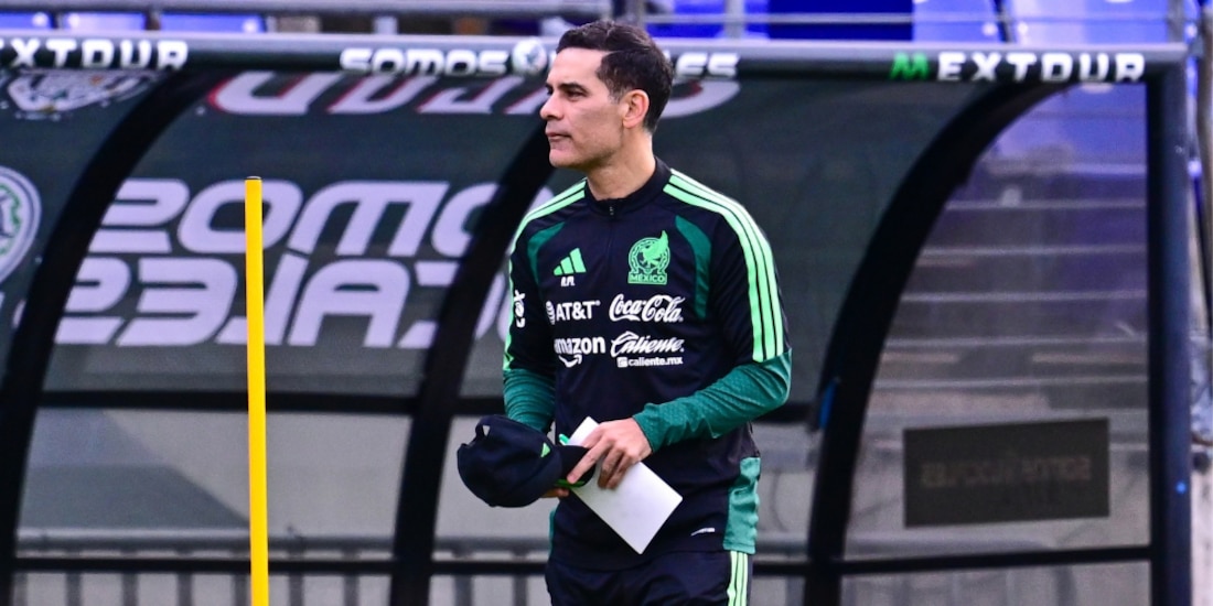 Rafa Márquez en el entrenamiento previo al partido ante Colombia.