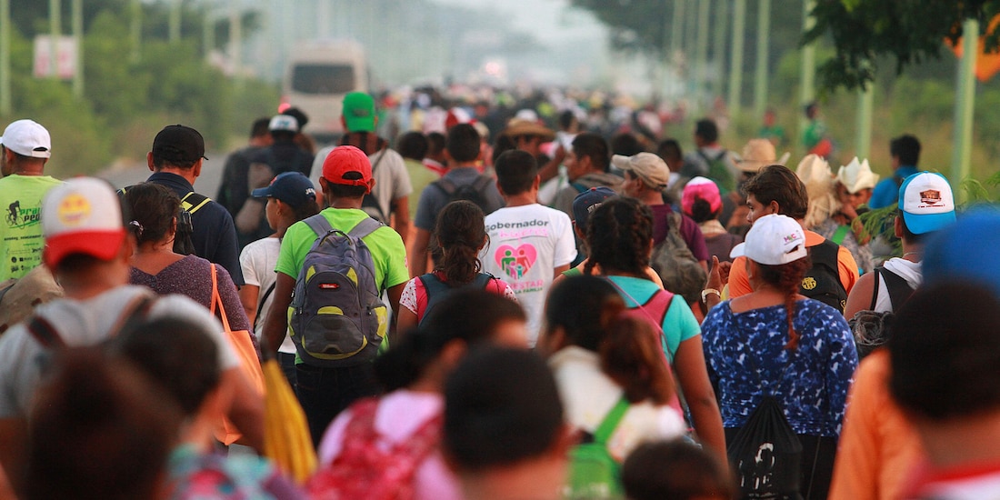 Caravana migrante.