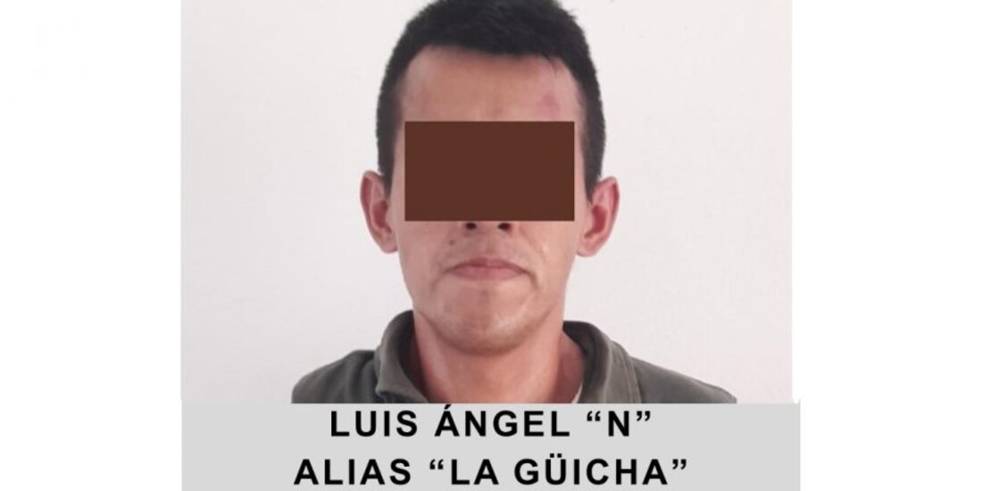Luis Ángel “N”, presunto involucrado en el crimen de la periodista, ayer.