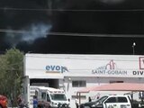 Reportan incendio en bodega de Apodaca, Nuevo León