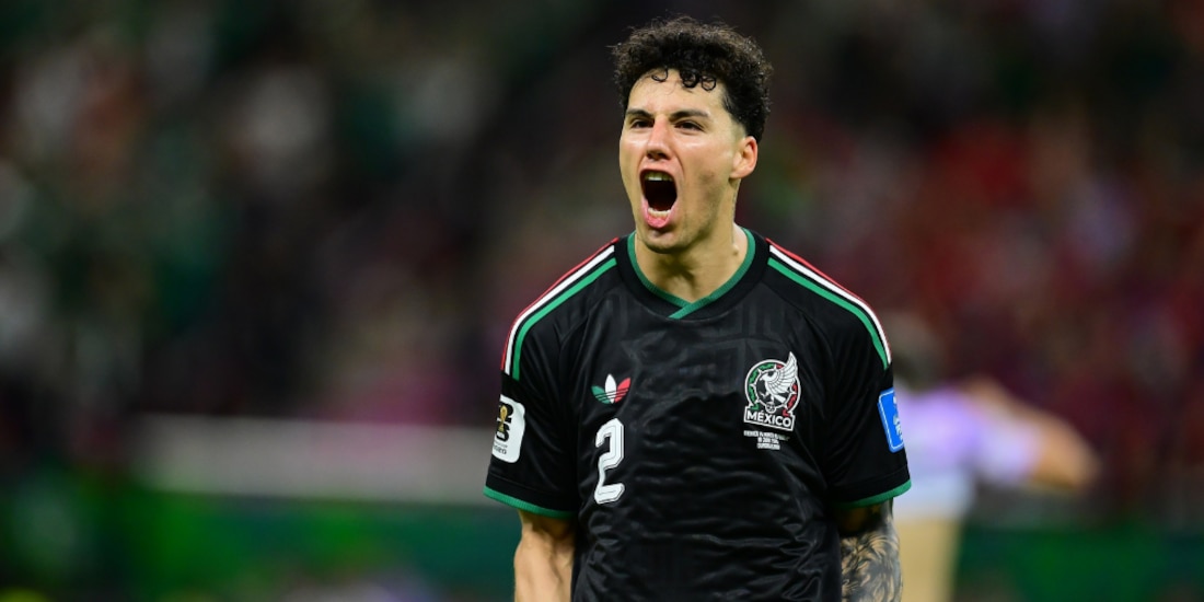 Jorge Sánchez durante el partido ante Corea del Sur.