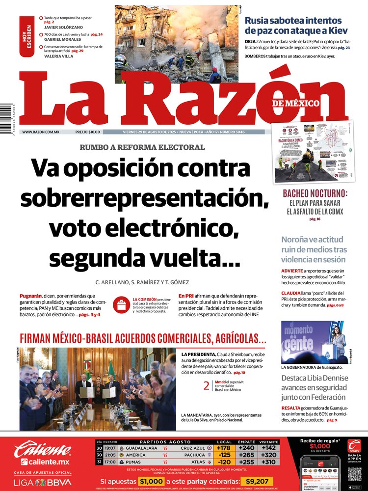 La Razón 29 Agosto 2025