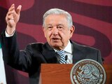 El presidente Andrés Manuel López Obrador en conferencia de prensa, ayer.