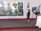 Omar García Harfuch en la Mañanera de CSP.