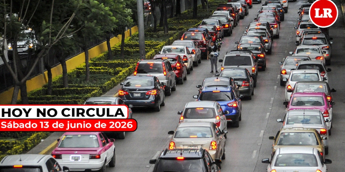 Revisa cómo aplica el Hoy No Circula este sábado 13 de junio de 2026 en la ZMVM.