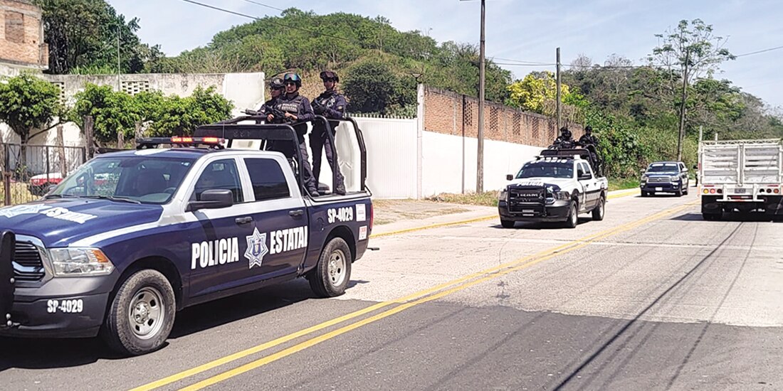 Aspecto de la policía de Veracruz, en imagen de archivo del 19 de marzo.