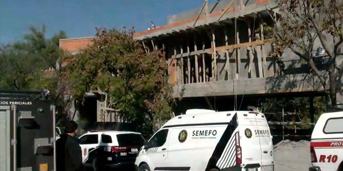 El hecho ocurrió en el cruce de la Avenida Los Ángeles y Rubí, lugar donde se encuentra la construcción donde pasó el incidente