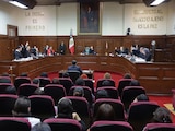Sesión del Pleno de la Suprema Corte de Justicia de la Nación, en una fotografía ilustrativa.