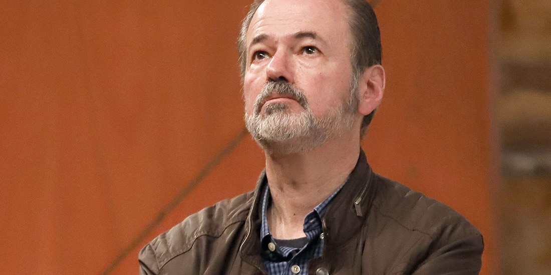 El autor, en marzo, en el Palacio de Bellas Artes.