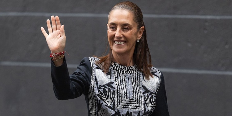 Claudia Sheinbaum Pardo, Presidenta de México, acudió al primer informe de actividades de la Suprema Corte de Justicia de la Nación