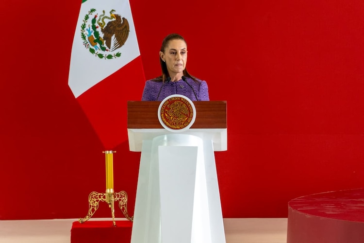 Durante la presentación, la presidenta afirmó que la creatividad mexicana puede convertirse en desarrollo tecnológico y bienestar social.