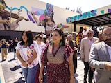 LA JEFA de Gobierno, ayer, en la
inauguración de la Utopía de Iztacalco
