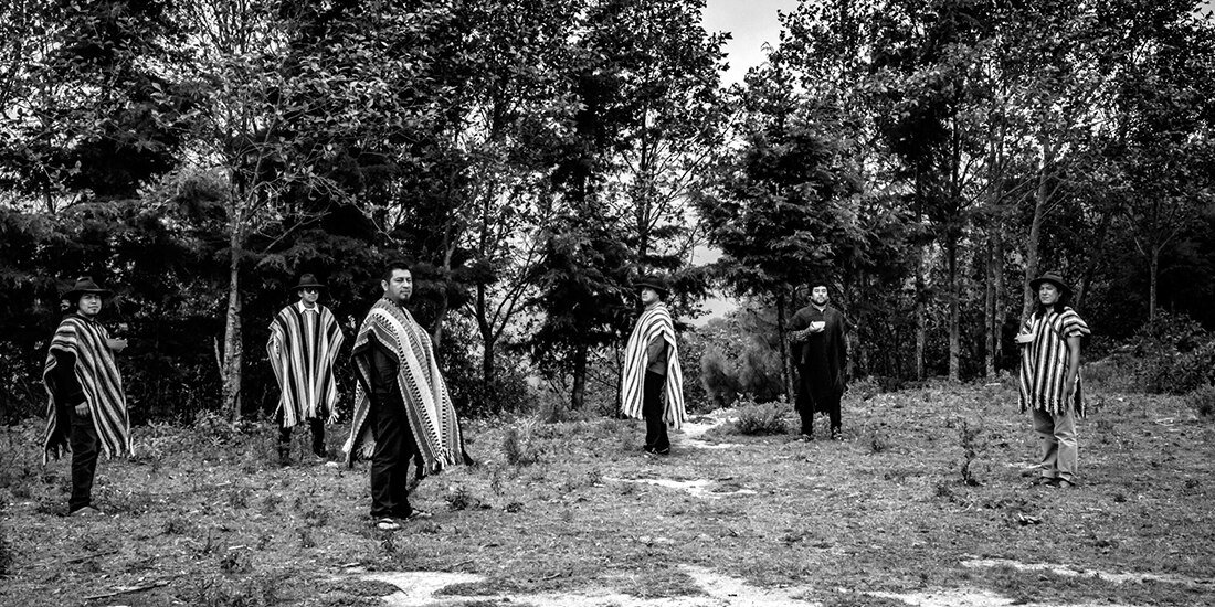 Integrantes de Los Pream, en una sesión de fotos.