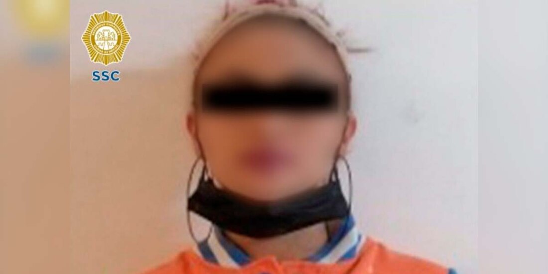 Elementos de la SSC detuvieron a Luna "N" y la trasladaron ante el agente del Ministerio Público, quien definirá su situación legal y continuará con las indagatorias correspondientes