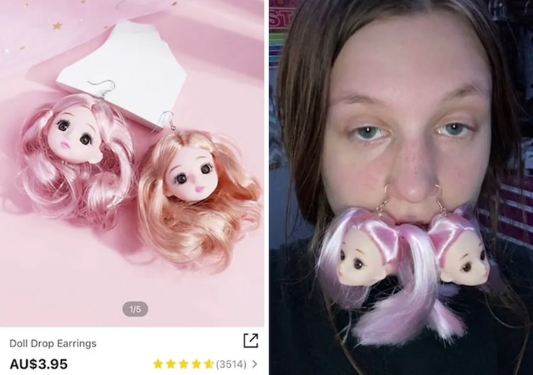 Ya donde tú elijas usar los aretes, está bien.