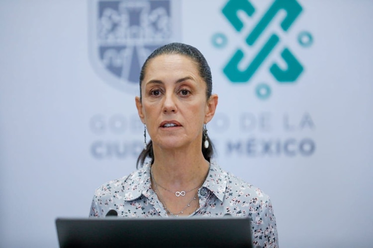 La Jefa de Gobierno de la CDMX, Claudia Sheinbaum.