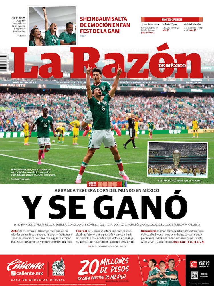 La Razón 12 Junio 2026