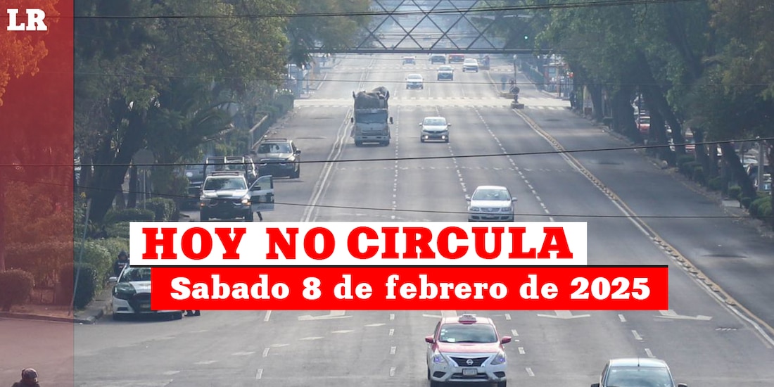 Conoce cómo aplica el Hoy No Circula este sábado 8 de febrero en la Ciudad de México y el Estado de México.