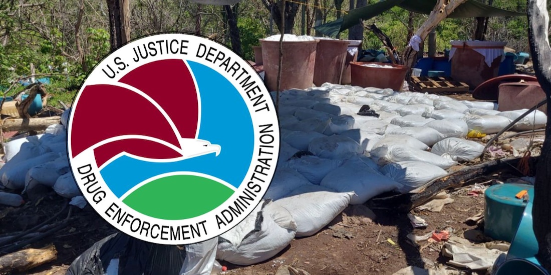 DEA aseguró que "mega decomiso" de metanfetamina en Sinaloa "no hubiera sido posible" sin su colaboración.