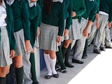 Uniformes en las escuelas de México.