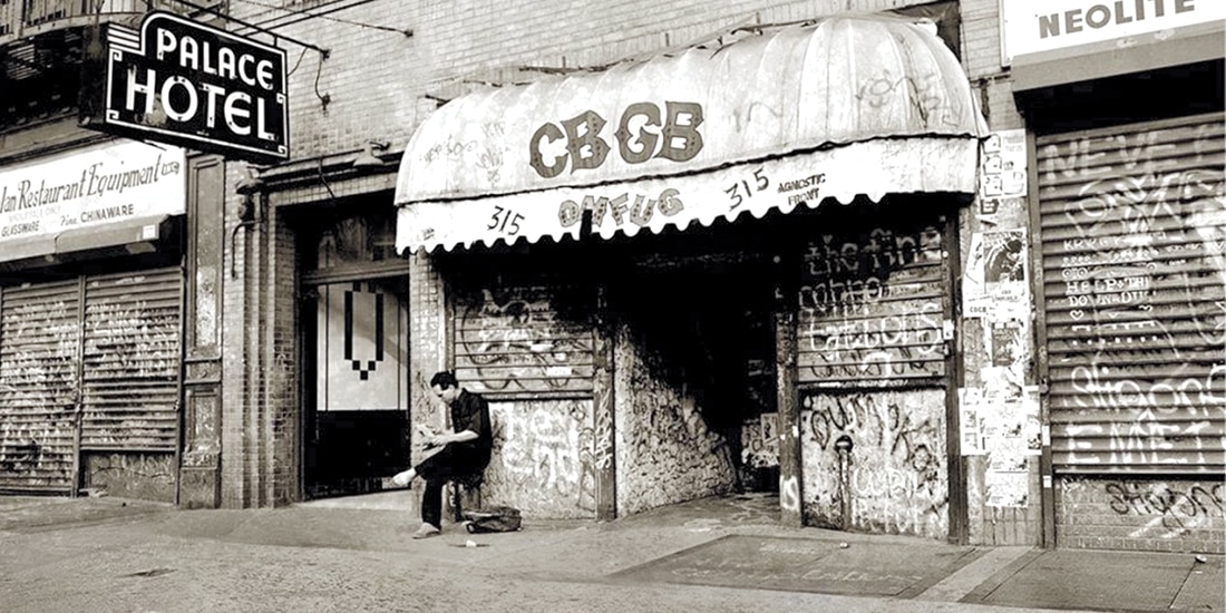 Country, Blue Grass and Blues fue un legendario club de música en Nueva York, considerado la cuna del punk.