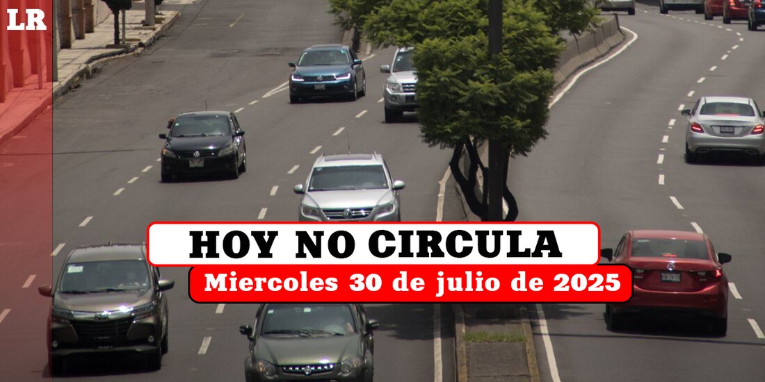 Te contamos qué vehículos deben descansar este miércoles 30 de julio en la Ciudad de México y el Estado de México.