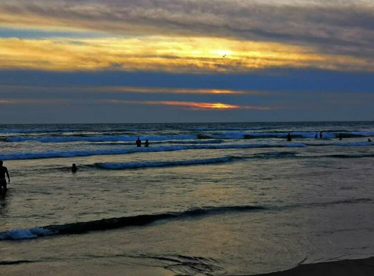 Atardecer en Barra Vieja.