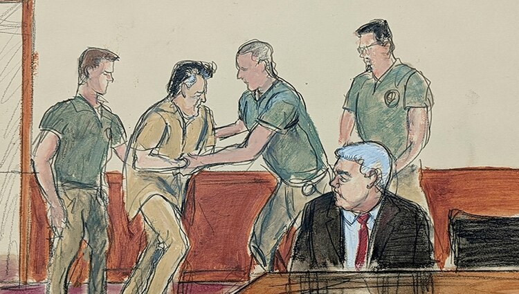 Una audiencia de "El Mayo" Zambada, en fotografía de archivo.