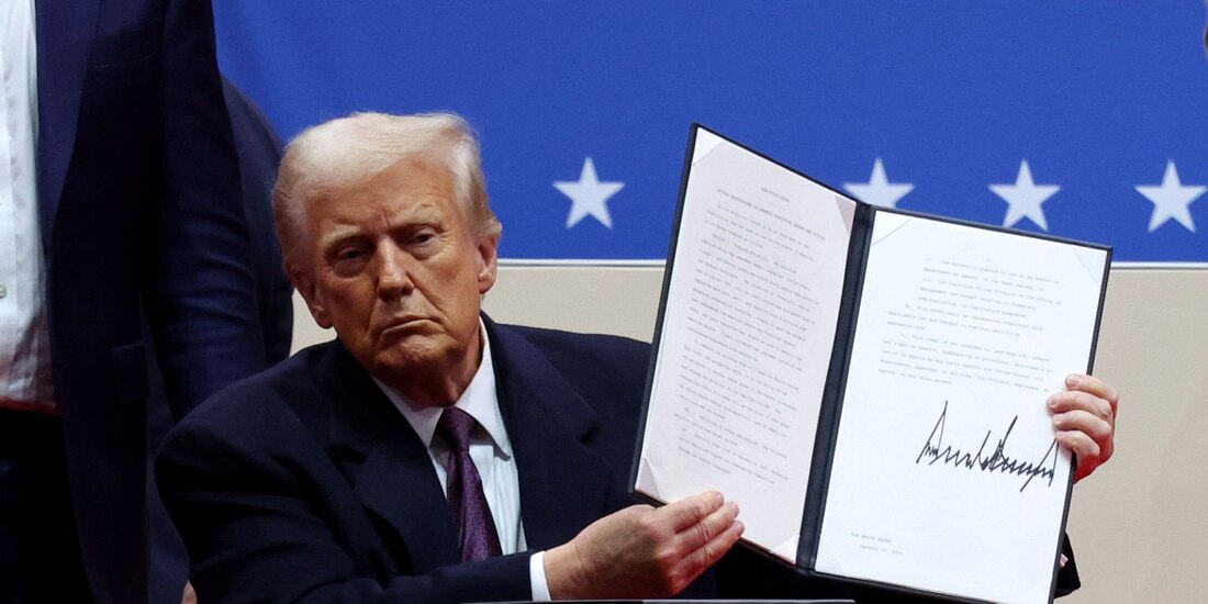 Donald Trump firmó órdenes ejecutivas