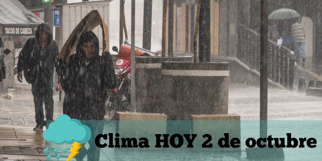 ¿Cómo estará el clima hoy 2 de octubre?