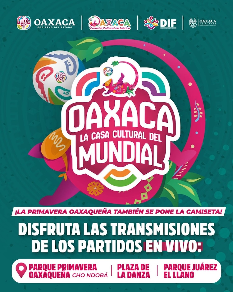 Pueblos Mágicos oaxaqueños como Capulálpam de Méndez y Mazunte realizarán transmisiones oficiales de los partidos de la justa futbolística.