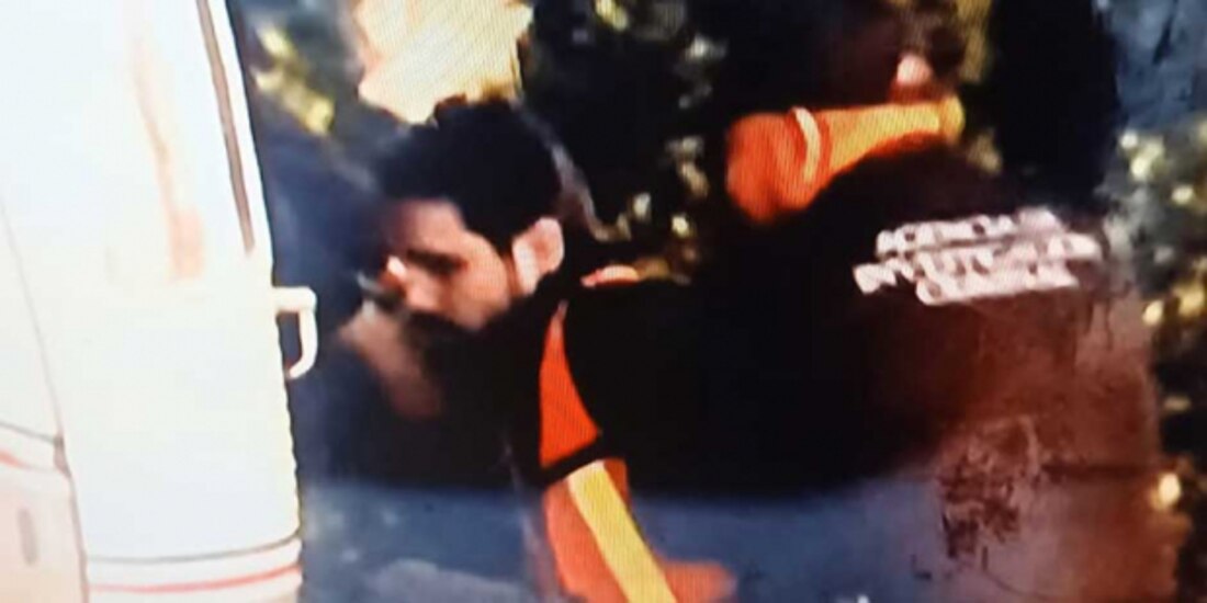 El Ratón, al ser trasladado al Altiplano, el 5 de enero.