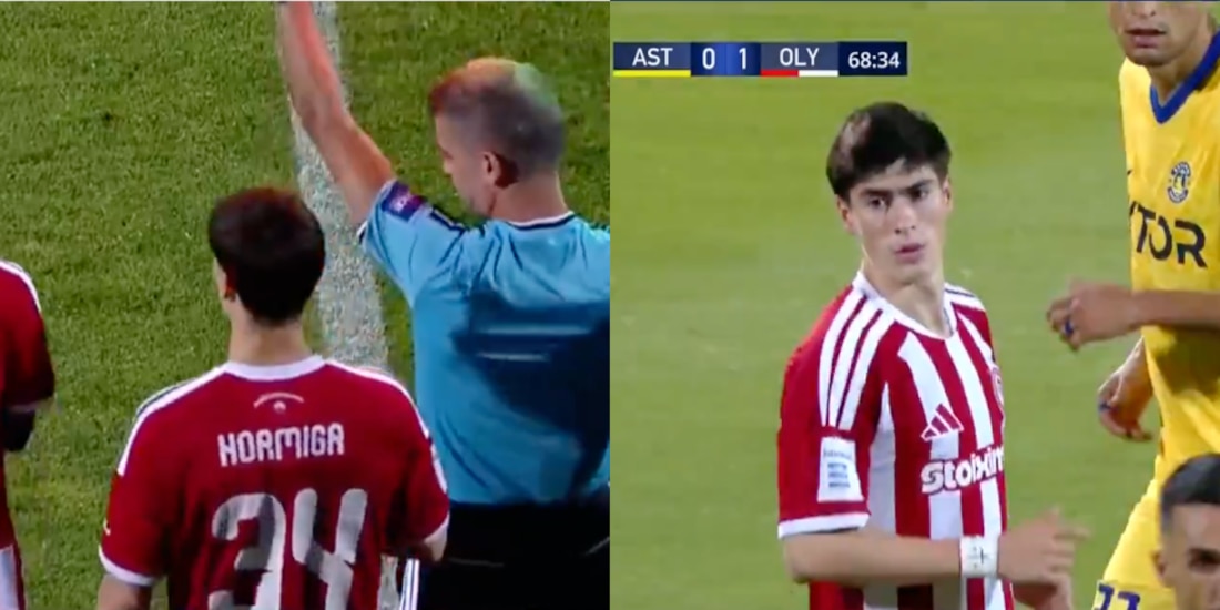 La Hormiga González debutó oficialmente con el Olympiacos.
