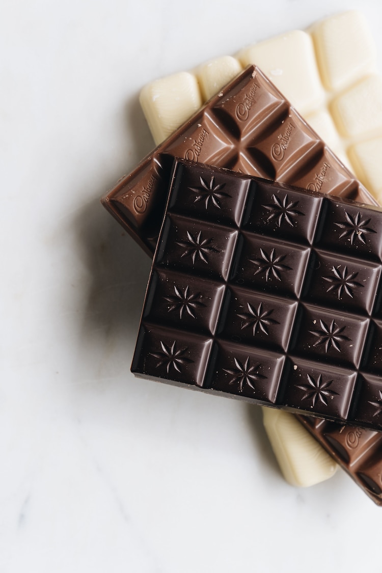 Barras de chocolate