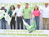 Ricardo Gallardo lleva movilidad y obras hídricas a Tamuín, San Luis Potosí.
