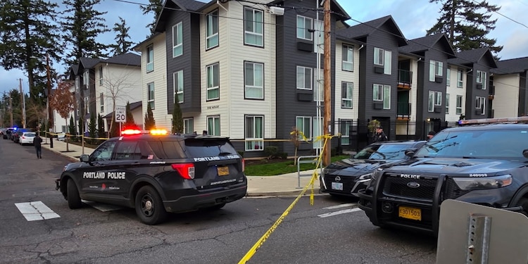 Vehículos de policía en Portland