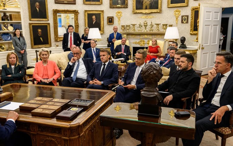 Foto compartida en redes sociales del presidente Donald Trump