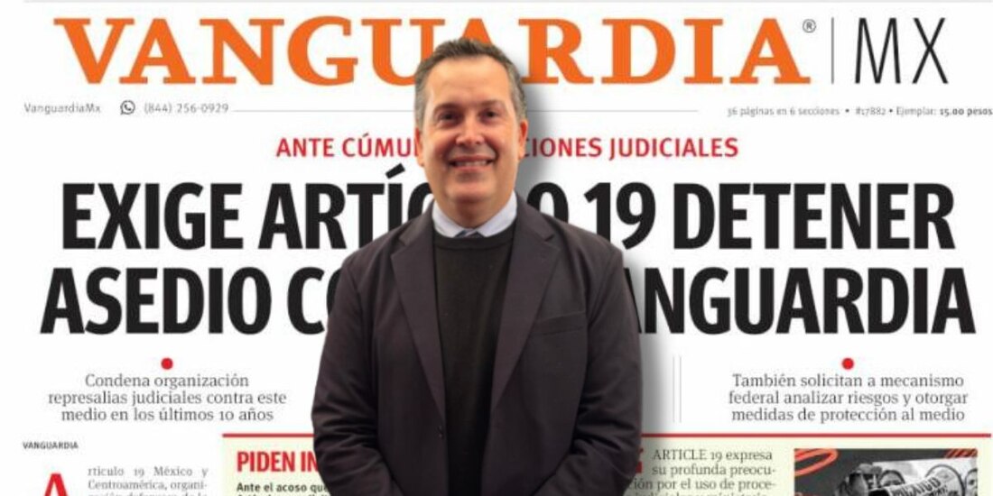 Artículo 19 condena detención de director de diario Vanguardia, Armando Castilla.