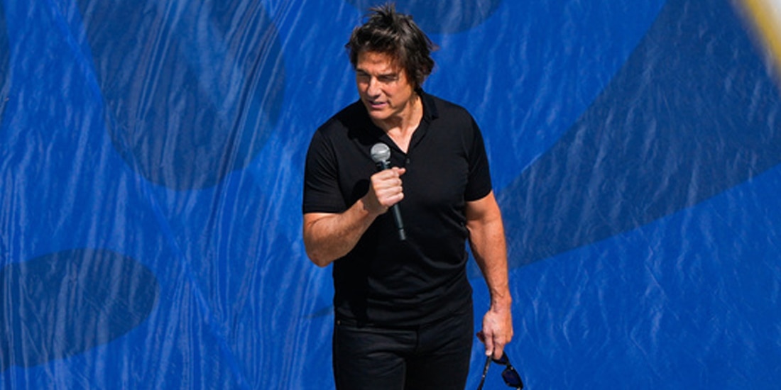 Tom Cruise en la ceremonia de Clausura del Mundial 2026