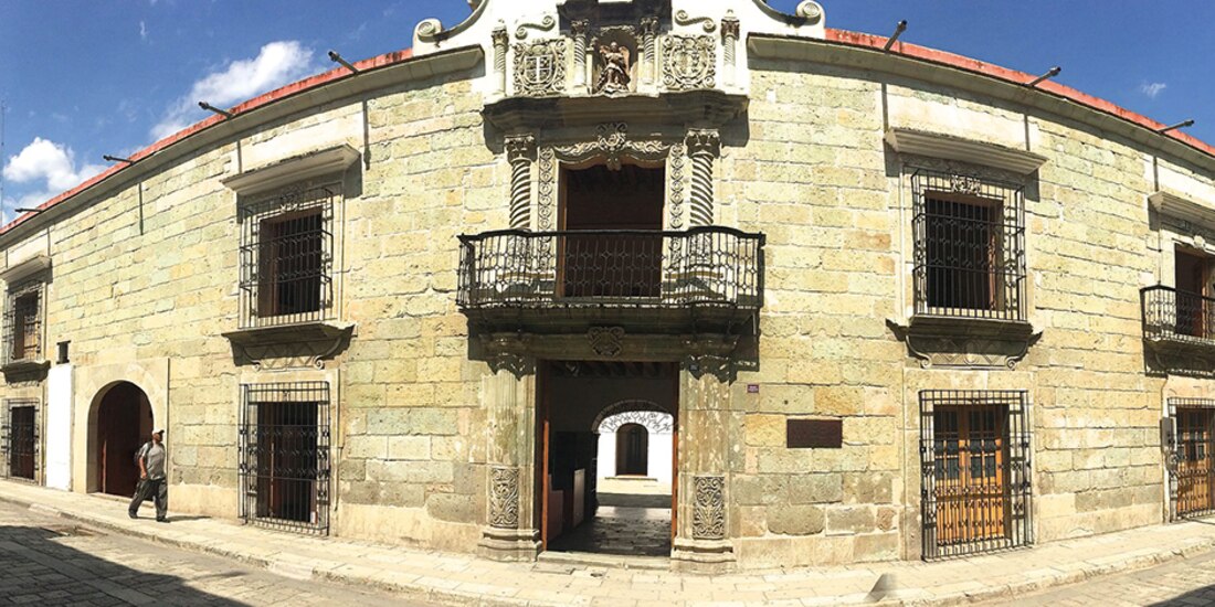 Vista del Museo de Arte Contemporáneo de Oaxaca.