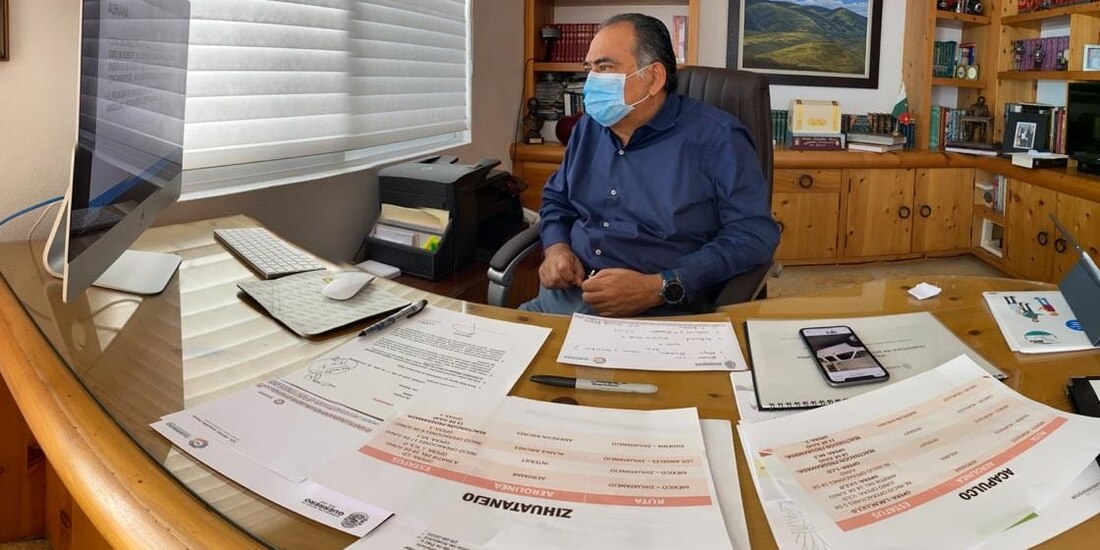 El gobernador de Guerrero coordina esfuerzos