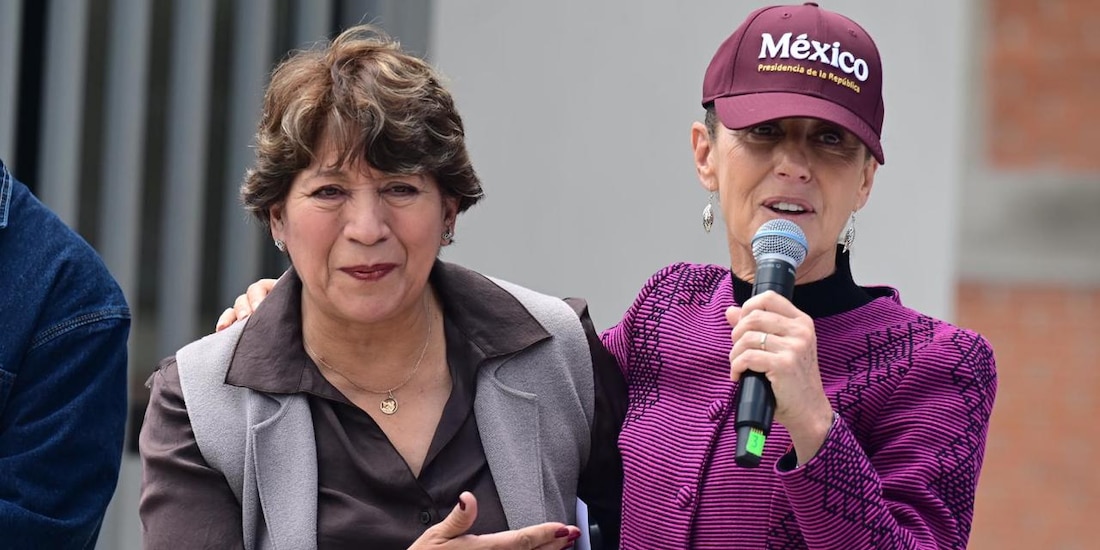 Claudia Sheinbaum y Delfina Gómez.