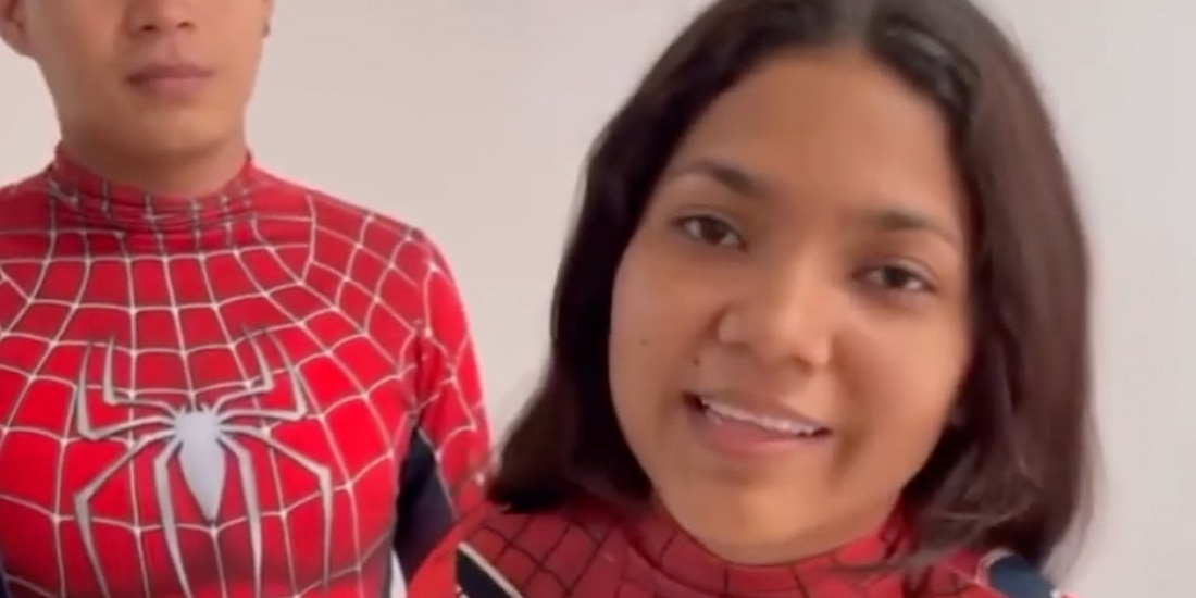 El nuevo video viral que causa revuelo de la Mujer Araña