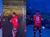 El Malilla sale a su concierto con la playera del Toluca